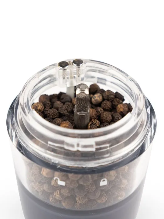 Shop Alaska Set of electric salt and pepper mills in quartz grey, 17cm Salt | Salt & Pepper Mill Sets