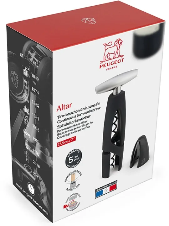 Discount Altar Continuous turn corkscrews with foil-cutter base 17 cm - 7in. Corkscrews