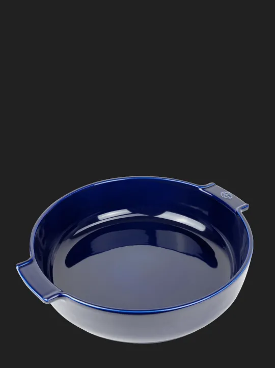 Sale Appolia Appolia blue ceramic round baking dish, 34cm For The Dessert Maker