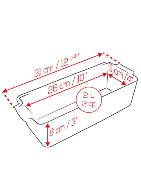 Cheap Appolia Appolia loaf baking dish, 31cm For The Dessert Maker | Speciality Bakeware