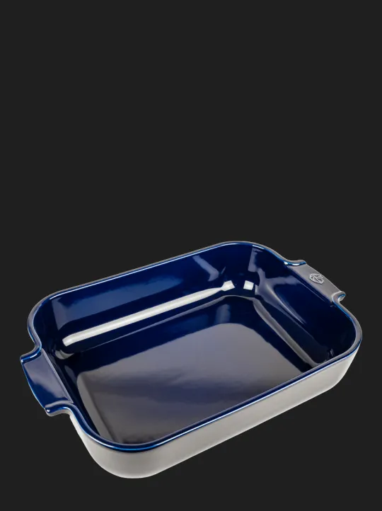 Outlet Appolia Ceramic rectangular baking dish in deep blue, 36cm For The Dessert Maker | For The Host With The Most