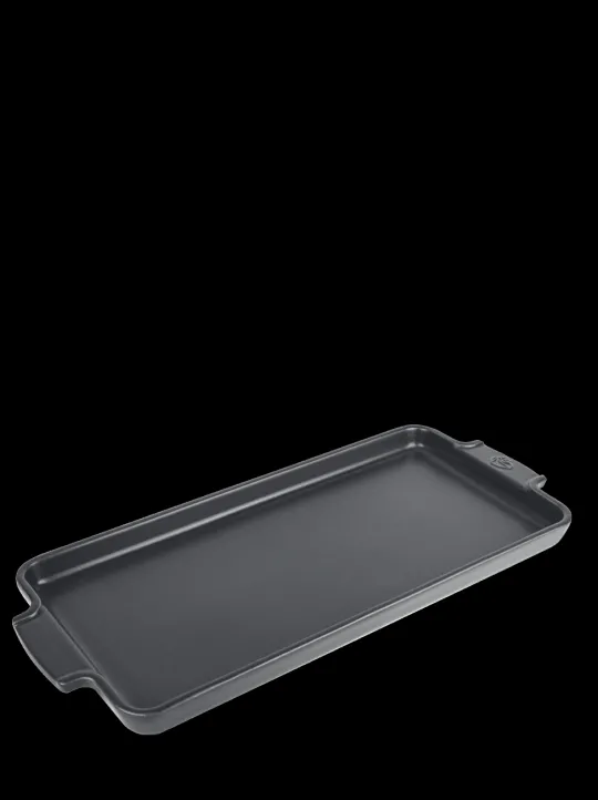 Shop Appolia Ceramic grey serving platter, 40cm Speciality Bakeware