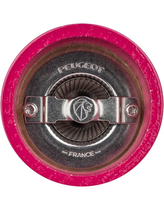 bistro_manual_wooden_salt_mill_in_candy_pink_gloss_cm_2.webp Shop Bistro Manual wooden salt mill in candy pink gloss, 10cm For The Foodie | Salt