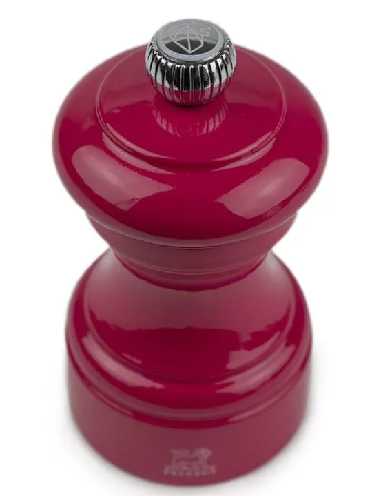 bistro_manual_wooden_salt_mill_in_candy_pink_gloss_cm_4.webp Shop Bistro Manual wooden salt mill in candy pink gloss, 10cm For The Foodie | Salt