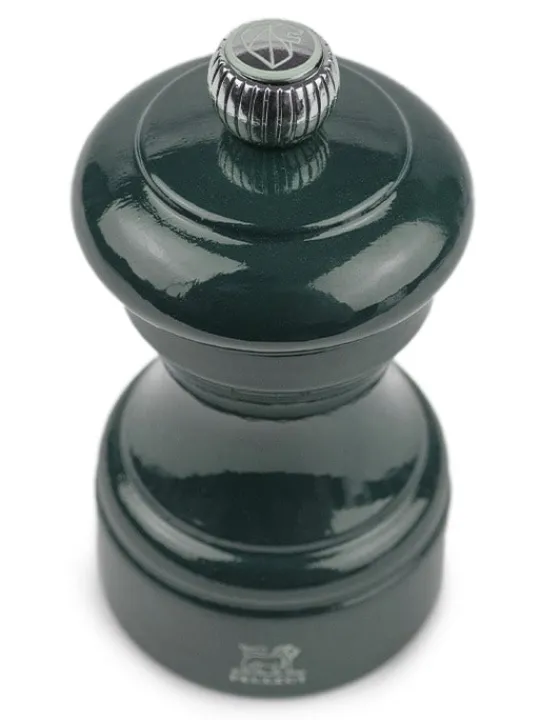 bistro_manual_wooden_salt_mill_in_forest_green_gloss_cm_3.webp Outlet Bistro Manual wooden salt mill in forest green gloss, 10cm Salt | Salt Mills