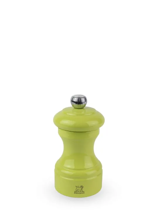 Best Bistro Manual wooden salt mill in pistachio gloss, 10cm Salt | Salt Mills