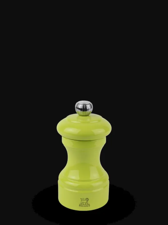 Best Bistro Manual wooden salt mill in pistachio gloss, 10cm Salt | Salt Mills