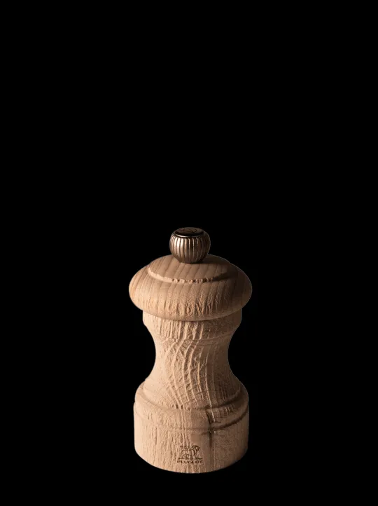 Outlet Bistro Manual wooden pepper mill with fair trade pepper, 10cm Pepper | Pepper Mills