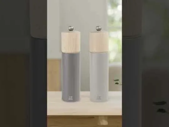 boreal_manual_beech_wood_salt_mill_in_pebble_grey_cm_7.webp Shop Boreal Manual beech wood salt mill in pebble grey, 21cm Salt | Salt Mills