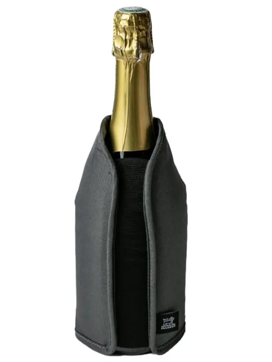 Cheap Bubbles Gift box – frizz cooling sleeve grey finish and line carbon champagne stopper For The Bar Tender | Wine And Champagne Accessories