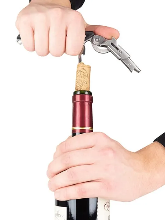Discount Clavelin Sommelier corkscrew with integrated foil cutter and bottle top remover, 14cm For Under £50 | For The Bar Tender