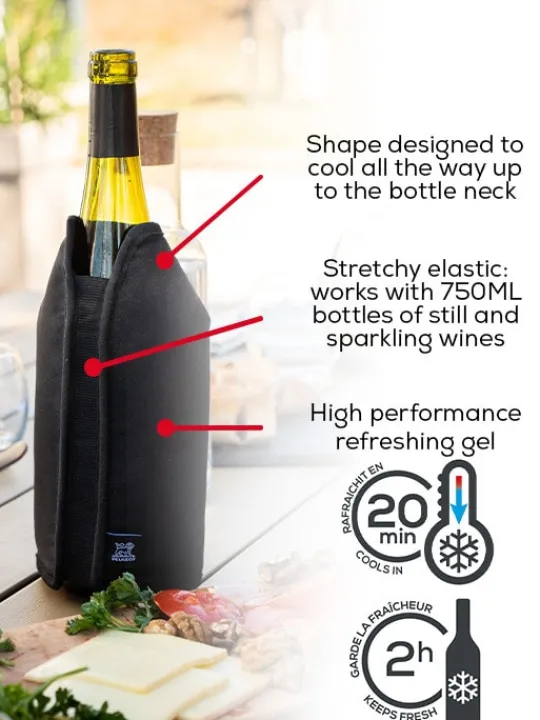 Cheap Frizz expandable wine cooling sleeve, 23cm - 9in For Under £50 | For The Bar Tender