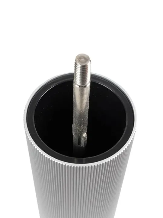 Flash Sale Line Manual salt mill in aluminium and wood, natural, 8,66in Salt | Salt Mills