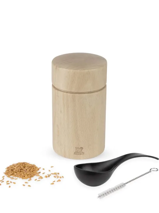 Best Naka wooden flaxseed mill, 11cm Speciality Spice Mills