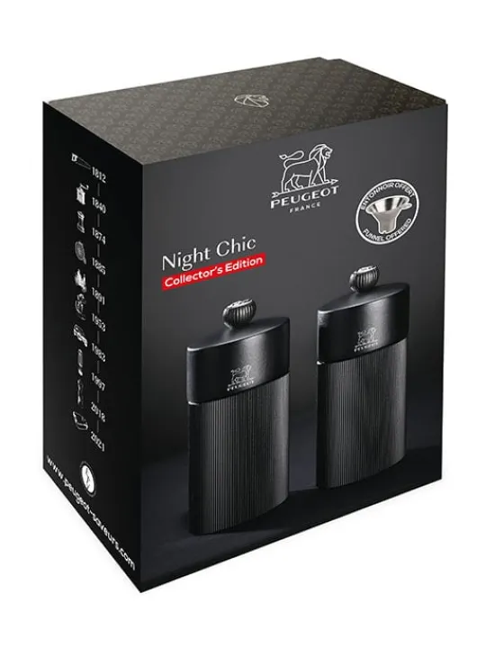 night_chic_gift_set_line_manual_pepper_and_salt_mills_matte_black_with_stainless_steel_funnel__cm_6.webp Cheap Night chic Gift set – line manual pepper and salt mills, matte black with stainless steel funnel, 12 cm Salt | Salt & Pepper Mill Sets