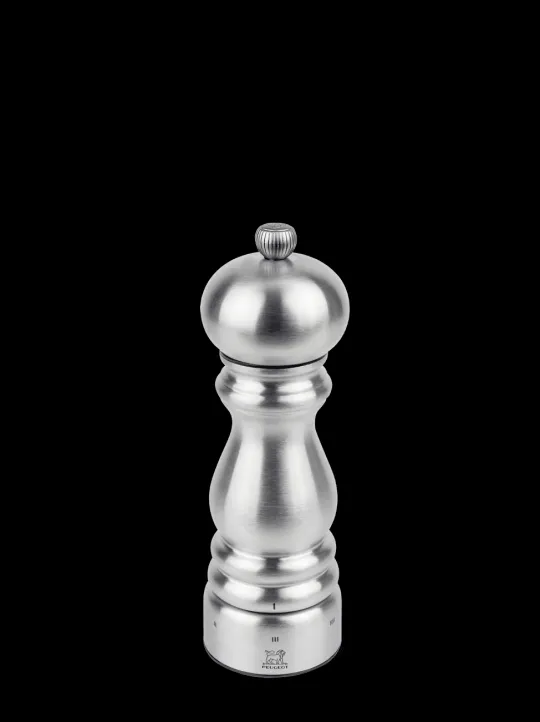 New Paris chef U’select manual salt mill in stainless steel, 18cm Salt | Salt Mills