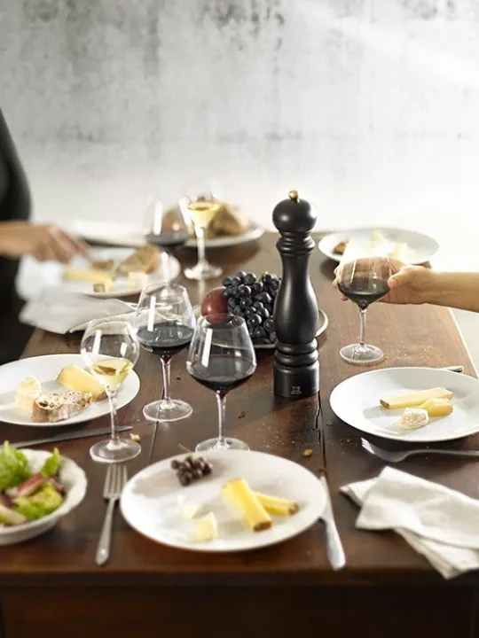 paris_manual_beechwood_salt_mill_with_a_chocolate_finish_cm_7.webp Sale Paris Manual beechwood salt mill with a finish, 22cm Salt | Salt Mills