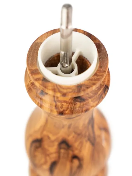 paris_manual_salt_mill_in_olive_wood_cm_3.webp Store Paris Manual salt mill in olive wood, 18cm Salt | Salt Mills