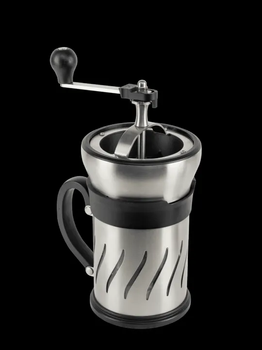 New Paris press Two-in-one coffee mill and cafetière, 15cm For The Host With The Most | Manual Coffee Mills