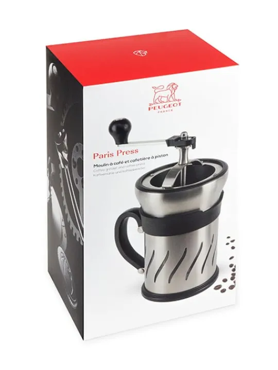 New Paris press Two-in-one coffee mill and cafetière, 15cm For The Host With The Most | Manual Coffee Mills