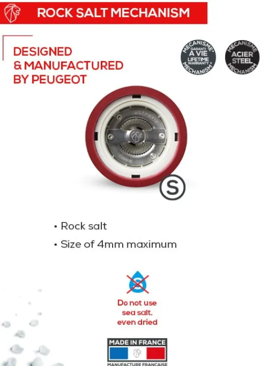 Best Sale Paris u'select Paris u'select manual salt mills, graphite light, 18 cm - 7in Salt | Salt Mills