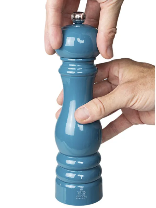 Flash Sale Paris u'select U'select manual wooden pepper mill in pacific blue gloss, 22cm Pepper | Pepper Mills