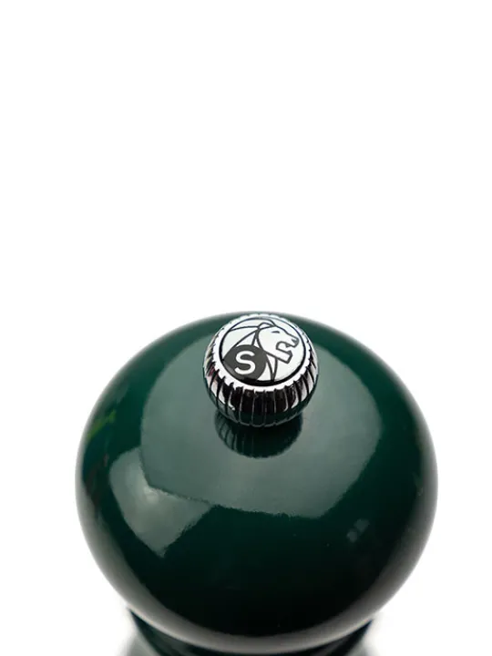 Store Paris u'select U'select manual wooden salt mill in forest green gloss, 18cm - 7in For The Foodie | Salt