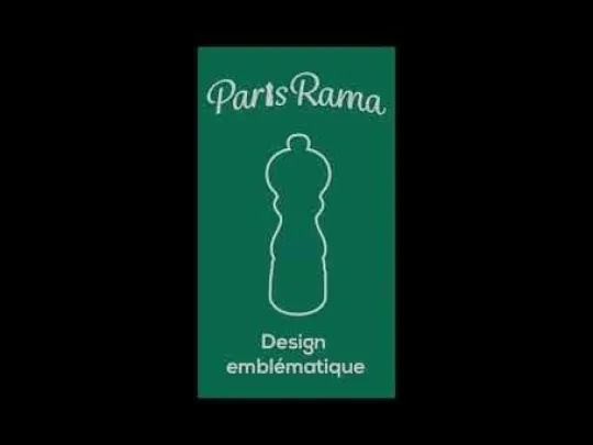 Store Paris u'select U'select manual wooden salt mill in forest green gloss, 18cm - 7in For The Foodie | Salt