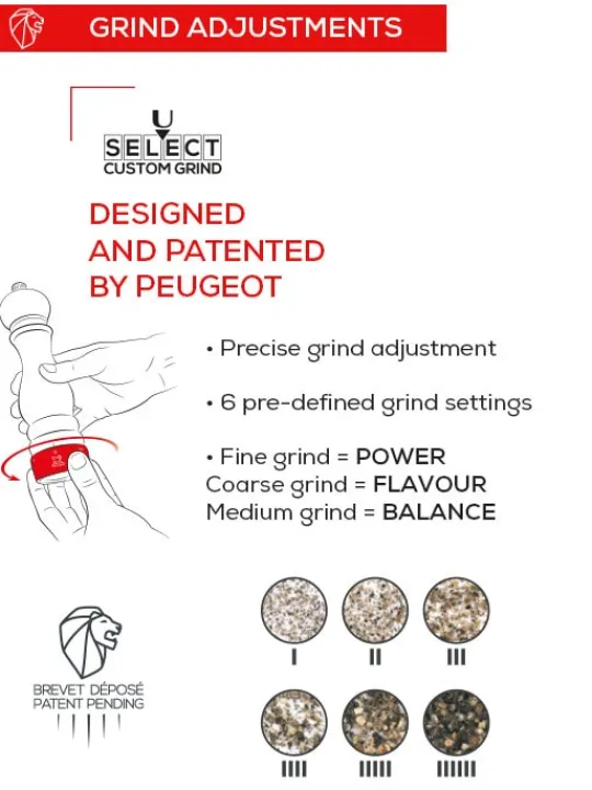 paris_uselect_uselect_manual_beechwood_pepper_mill_with_a_chocolate_finish_cm_10.webp Best Sale Paris u'select U’select manual beechwood pepper mill with a finish, 12cm Pepper | Pepper Mills