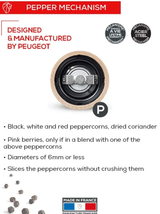 paris_uselect_uselect_manual_wooden_pepper_mill_in_passion_red_gloss_cm_6.webp Store Paris u'select Uselect manual wooden pepper mill in passion red gloss, 12cm Pepper | Pepper Mills