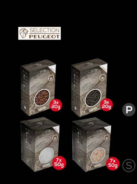 Cheap Premium pepper and salt selection 1 Collection of 2 premium pepper and 2 exceptional salt varieties For The Foodie