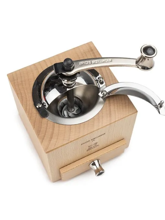 roellinger_natural_manual_wooden_pepper_mill_with_handle__cm_3.webp Fashion Roellinger manual wooden pepper mill with handle, 13 cm Pepper | Pepper Mills