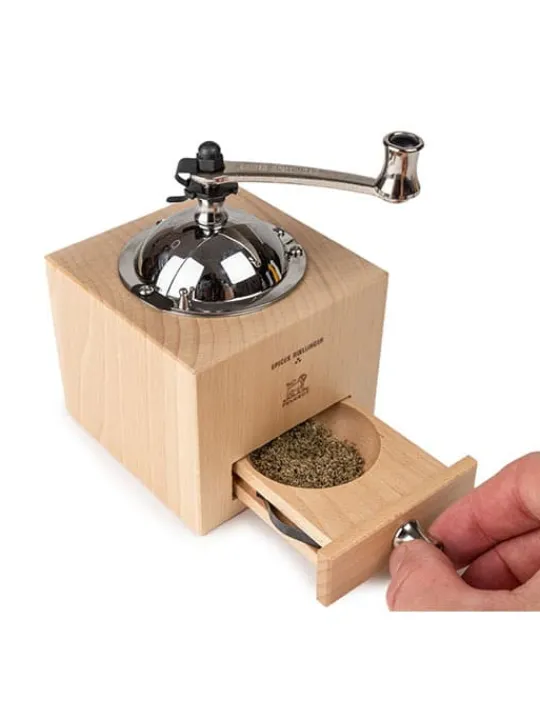 roellinger_natural_manual_wooden_pepper_mill_with_handle__cm_6.webp Fashion Roellinger manual wooden pepper mill with handle, 13 cm Pepper | Pepper Mills