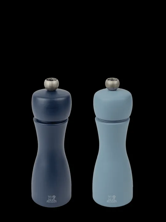 Fashion Tahiti bundle Set of 15cm wooden salt and pepper mills with spices Salt | Salt & Pepper Mill Sets