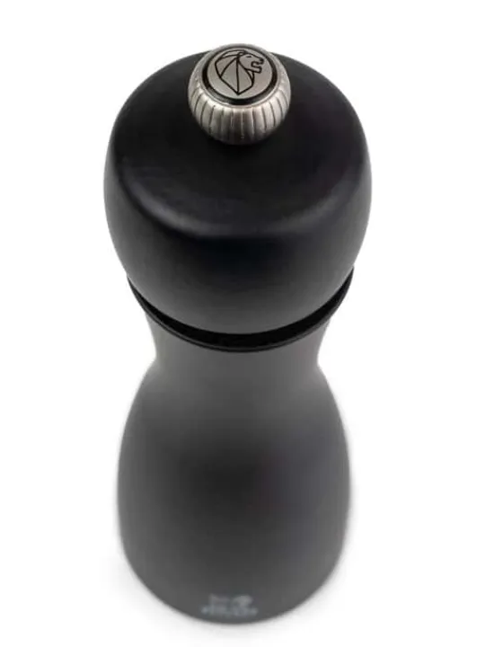 Fashion Tahiti Manual beech wood pepper mill in matt black, 20cm Pepper | Pepper Mills